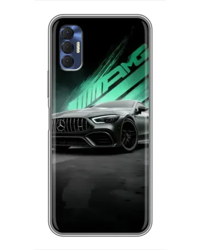 Чехол для TECNO Spark 8P с картинкой «Темный Mercedes AMG» Чехол для TECNO Spark 8P с картинкой «Темный Mercedes AMG»