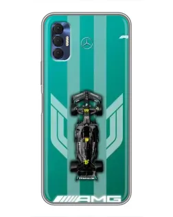 Чехол для TECNO Spark 8P с картинкой «Mercedes AMG Petronas»