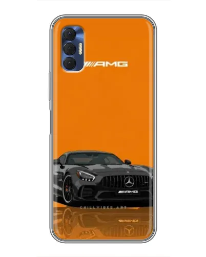 Чехол для TECNO Spark 8P с картинкой «Оранжевый Mercedes AMG» Чехол для TECNO Spark 8P с картинкой «Оранжевый Mercedes AMG»