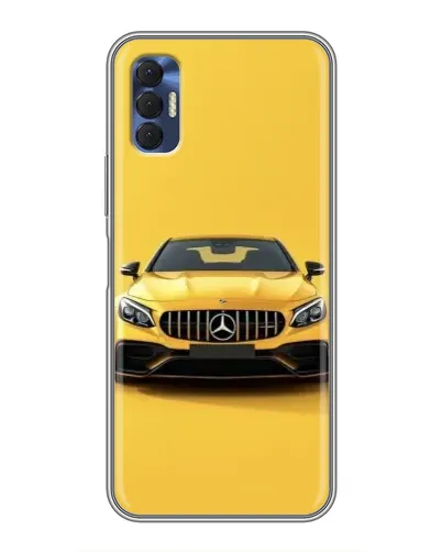 Чехол для TECNO Spark 8P с картинкой «Желтый Mercedes GT» Чехол для TECNO Spark 8P с картинкой «Желтый Mercedes GT»