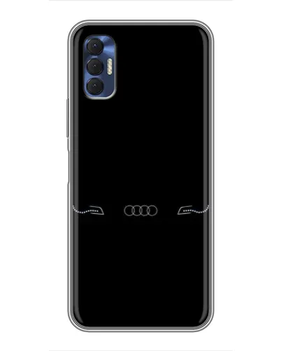 Чехол для TECNO Spark 8P с картинкой «Audi — световой подпись»
