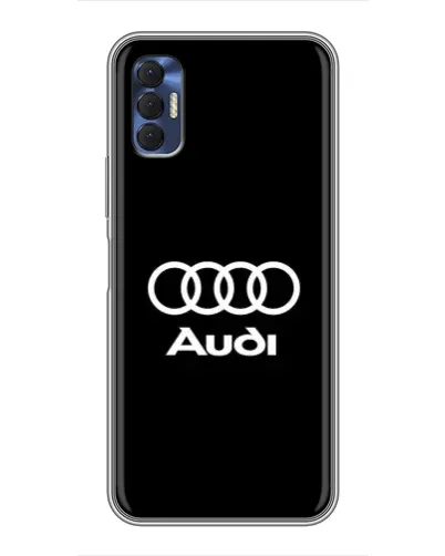 Чехол для TECNO Spark 8P с картинкой «Классическое лого Audi»