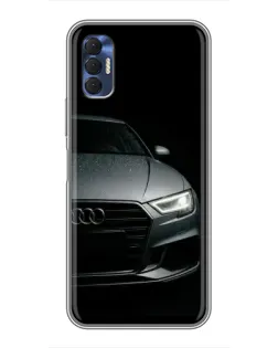 Чехол для TECNO Spark 8P с картинкой «Audi — детализация кузова»