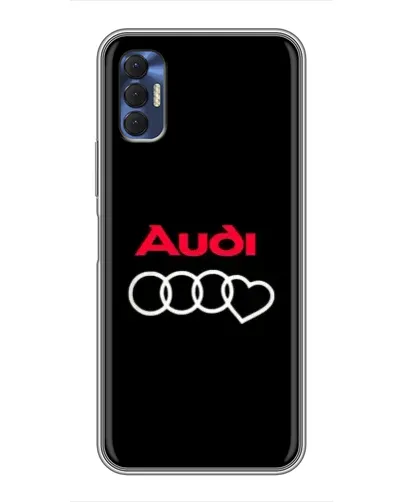 Чехол для TECNO Spark 8P с картинкой «Логотип Audi Heart»