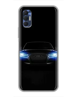 Чехол для TECNO Spark 8P с картинкой «Audi в неоне» Чехол для TECNO Spark 8P с картинкой «Audi в неоне»