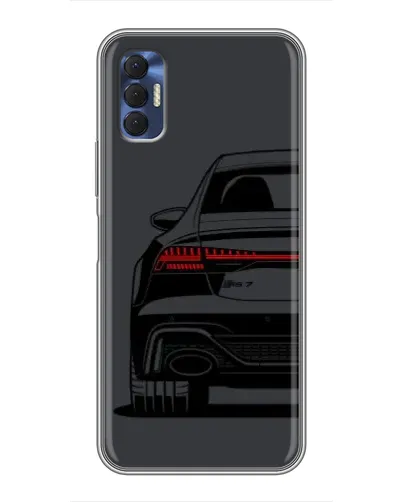 Чехол для TECNO Spark 8P с картинкой «Задняя часть Audi — арт»