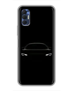 Чехол для TECNO Spark 8P с картинкой «Взгляд Audi в темноте» Чехол для TECNO Spark 8P с картинкой «Взгляд Audi в темноте»