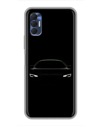 Чехол для TECNO Spark 8P с картинкой «Взгляд Audi в темноте»