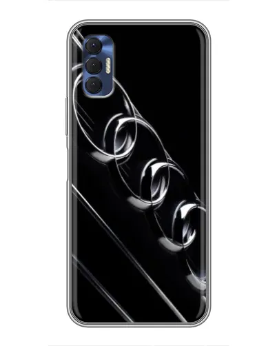 Чехол для TECNO Spark 8P с картинкой «Audi — абстрактные кольца»