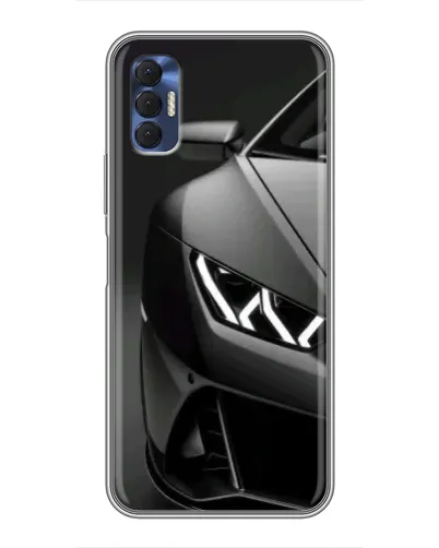Чехол для TECNO Spark 8P с картинкой «Lamborghini фары детализация»