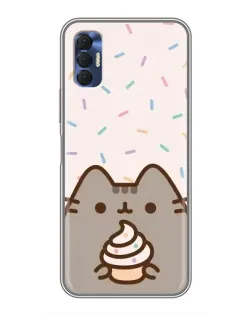 Чехол для TECNO Spark 8P с картинкой «Пушин с кексом» Чехол для TECNO Spark 8P с картинкой «Пушин с кексом»