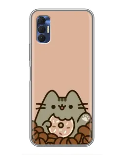 Чехол для TECNO Spark 8P с картинкой «Кофейный Пушин» Чехол для TECNO Spark 8P с картинкой «Кофейный Пушин»