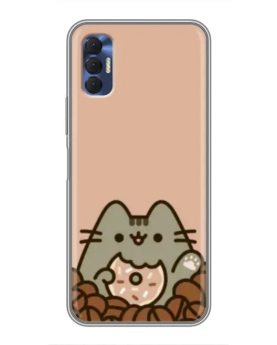 Чехол для TECNO Spark 8P с картинкой «Кофейный Пушин»