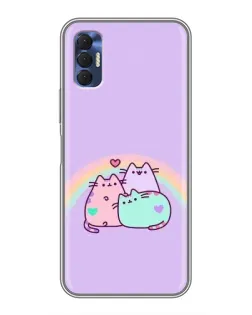 Чехол для TECNO Spark 8P с картинкой «Радужные Пушины» Чехол для TECNO Spark 8P с картинкой «Радужные Пушины»