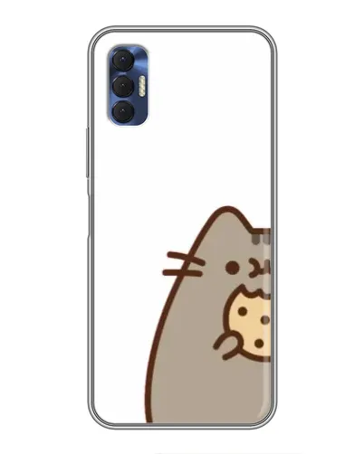 Чехол для TECNO Spark 8P с картинкой «Пушин с печеньем»