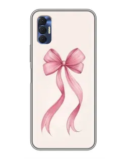 Чехол для TECNO Spark 8P с картинкой «Розовый бант»