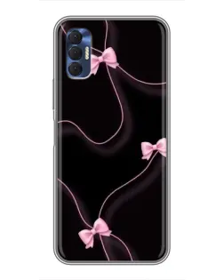 Чехол для TECNO Spark 8P с картинкой «Розовые ленты»