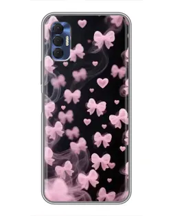 Чехол для TECNO Spark 8P с картинкой «Неоновое кружево»