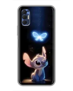 Чехол для TECNO Spark 8P с картинкой «Сияющий Стич»