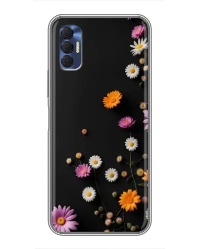 Чехол для TECNO Spark 8P с картинкой «Цветочная композиция»