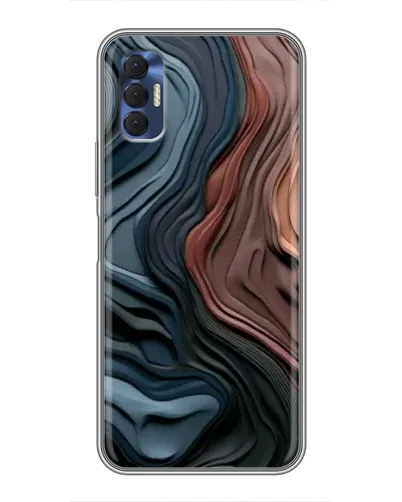 Чехол для TECNO Spark 8P с картинкой «Цветные волны каньона» Чехол для TECNO Spark 8P с картинкой «Цветные волны каньона»