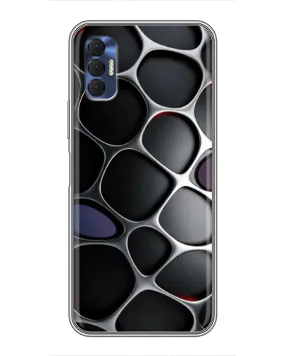 Чехол для TECNO Spark 8P с картинкой «Объемная темная решетка» Чехол для TECNO Spark 8P с картинкой «Объемная темная решетка»