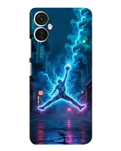 Чехол для TECNO Spark 9 Pro с картинкой «Jordan Gold Jumpman» Чехол для TECNO Spark 9 Pro с картинкой «Jordan Gold Jumpman»