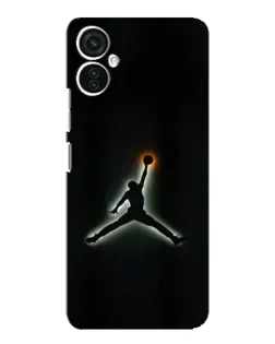 Чехол для TECNO Spark 9 Pro с картинкой «Jordan Gradient Logo»