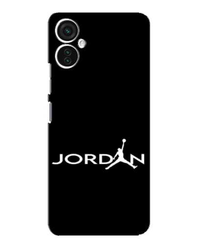 Чехол для TECNO Spark 9 Pro с картинкой «Jordan White Logo» Чехол для TECNO Spark 9 Pro с картинкой «Jordan White Logo»