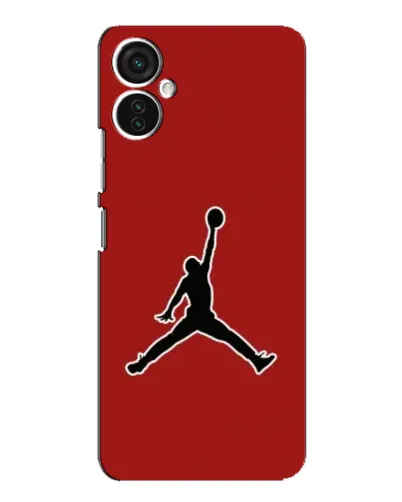 Чехол для TECNO Spark 9 Pro с картинкой «Jordan Red Back» Чехол для TECNO Spark 9 Pro с картинкой «Jordan Red Back»