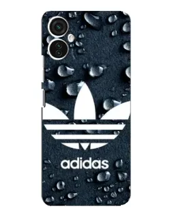 Чехол для TECNO Spark 9 Pro с картинкой «Adidas Trefoil Blue»