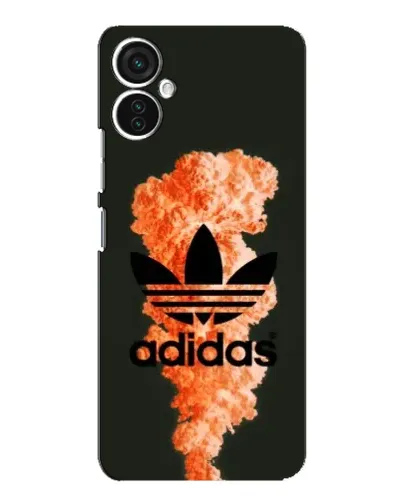 Чехол для TECNO Spark 9 Pro с картинкой «Оранжевый дым Adidas» Чехол для TECNO Spark 9 Pro с картинкой «Оранжевый дым Adidas»