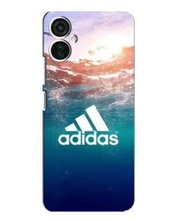 Чехол для TECNO Spark 9 Pro с картинкой «Океанская глубина адидас»