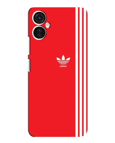 Чехол для TECNO Spark 9 Pro с картинкой «Красный минимализм Adidas» Чехол для TECNO Spark 9 Pro с картинкой «Красный минимализм Adidas»