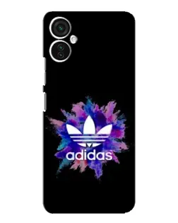 Чехол для TECNO Spark 9 Pro с картинкой «Взрыв красок Adidas»