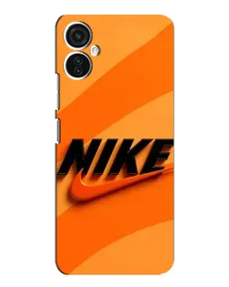 Чехол для TECNO Spark 9 Pro с картинкой «Оранжевый драйв Nike»