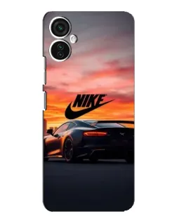 Чехол для TECNO Spark 9 Pro с картинкой «Nike и суперкар»