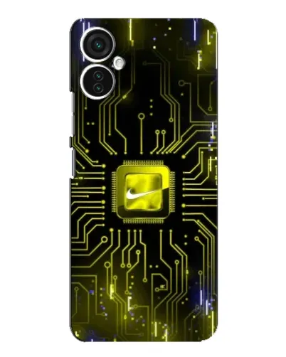 Чехол для TECNO Spark 9 Pro с картинкой «Nike — золотая искра» Чехол для TECNO Spark 9 Pro с картинкой «Nike — золотая искра»