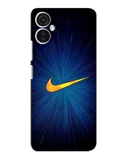 Чехол для TECNO Spark 9 Pro с картинкой «Синий пульс Nike»
