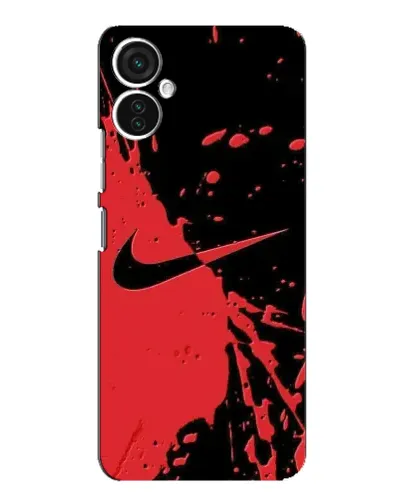 Чехол для TECNO Spark 9 Pro с картинкой «Красные брызги Nike» Чехол для TECNO Spark 9 Pro с картинкой «Красные брызги Nike»