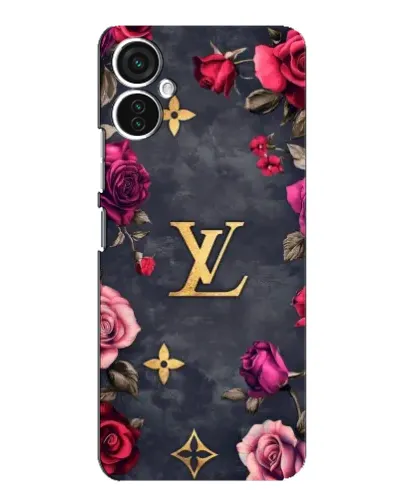 Чехол для TECNO Spark 9 Pro с картинкой «Цветочный Louis Vuitton»