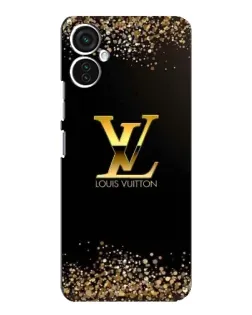 Чехол для TECNO Spark 9 Pro с картинкой «LV — золотые искры»