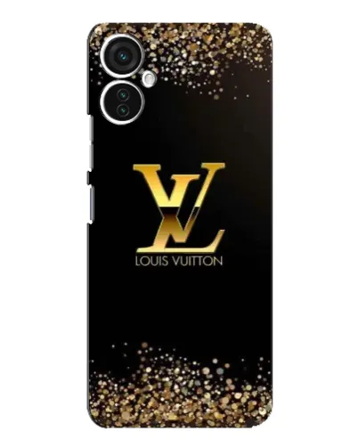 Чехол для TECNO Spark 9 Pro с картинкой «LV — золотые искры»