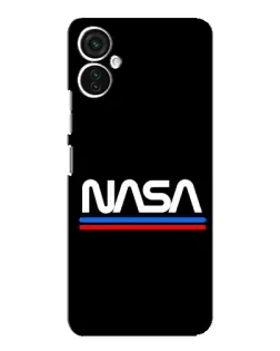 Чохол для TECNO Spark 9 Pro з картинкою «NASA — класика Red Blue»