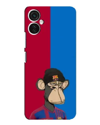 Чехол для TECNO Spark 9 Pro с картинкой «Bored Ape — фанат Барсы» Чехол для TECNO Spark 9 Pro с картинкой «Bored Ape — фанат Барсы»