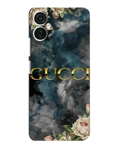 Чехол для TECNO Spark 9 Pro с картинкой «Абстрактные цветы Gucci»