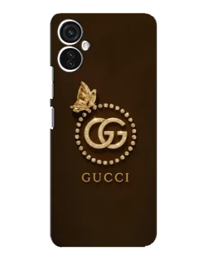 Чехол для TECNO Spark 9 Pro с картинкой «Gucci — золотая бабочка»