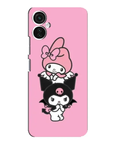 Чехол для TECNO Spark 9 Pro с картинкой «My Melody и Kuromi»