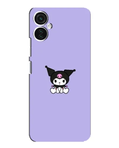 Чехол для TECNO Spark 9 Pro с картинкой «Kuromi — фиолетовый минимализм»