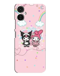Чехол для TECNO Spark 9 Pro с картинкой «My Melody и Kuromi» Чехол для TECNO Spark 9 Pro с картинкой «My Melody и Kuromi»